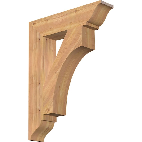 Ekena Millwork Westlake Traditional Smooth Bracket, Western Red Cedar, 5 1/2"W x 26"D x 34"H BKT06X26X34WTL01SWR - main